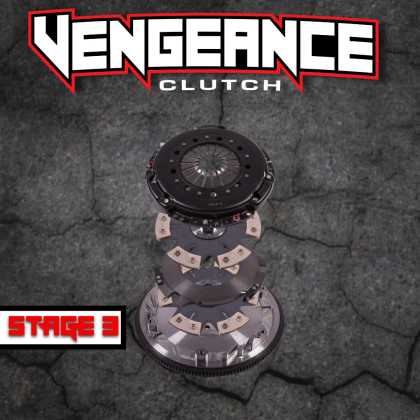 Vengeance Stage 3 Clutch S197/S550 Six Puck Ceramic Twin Disc (2011 - 2017 Ford Mustang 5.0) - DM3-07-04 Hellhorse Performance®