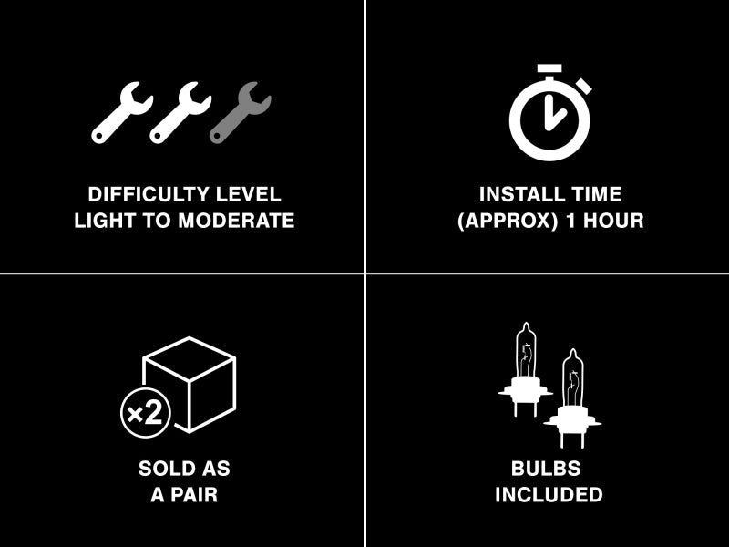 Raxiom 13-14 Ford Mustang GT CCFL Halo Fog Lights (Smoked) Raxiom