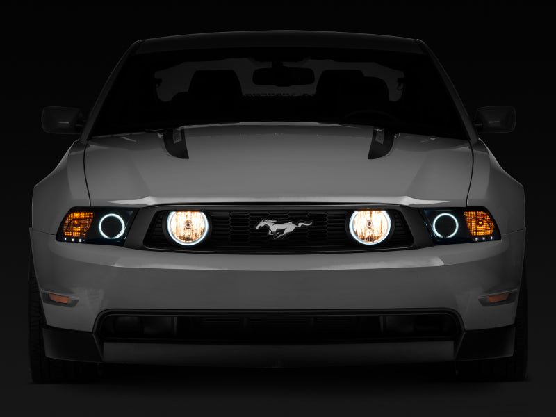 Raxiom 05-12 Ford Mustang GT LED Halo Fog Lights (Smoked) Raxiom