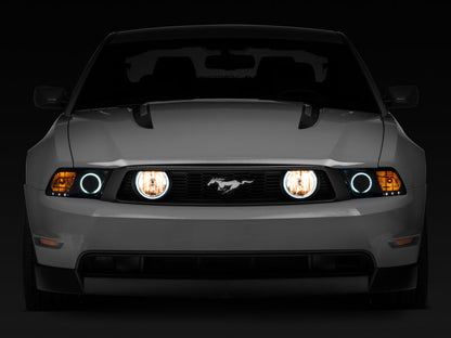 Raxiom 05-12 Ford Mustang GT LED Halo Fog Lights (Smoked) Raxiom