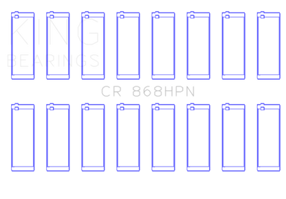 King Ford Prod V8 4.6L/5.4L Performance Rod Bearing Set - Size STD King Engine Bearings
