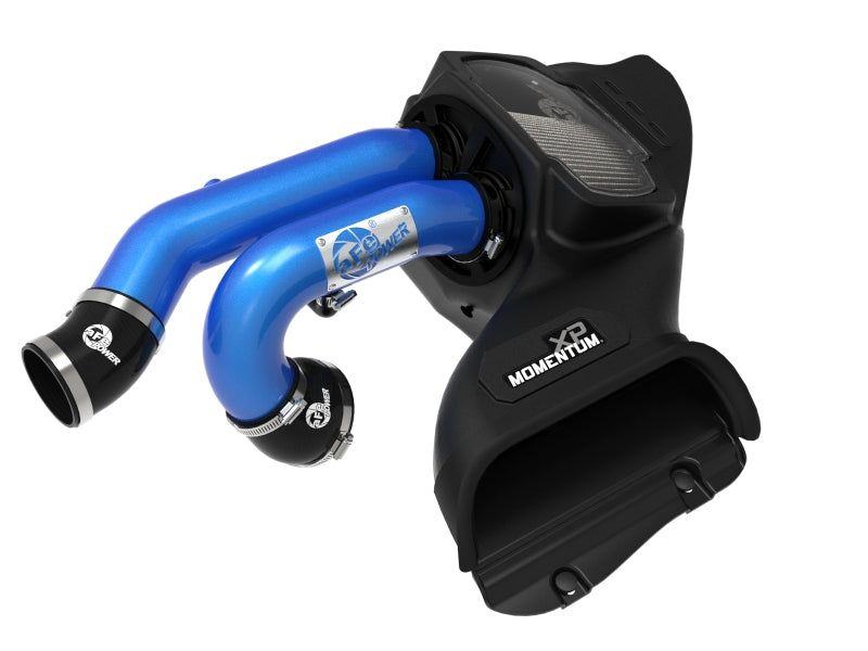 aFe 21-22 Ford F-150 Raptor V6-3.5L(tt) Momentum XP Cold Air Intake System Blue w/ Pro Dry S Filter aFe