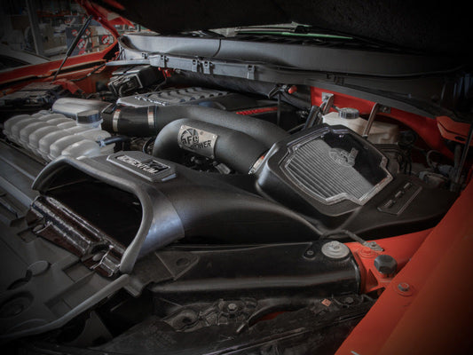 aFe 21-22 Ford F-150 Raptor V6-3.5L(tt) Momentum XP Cold Air Intake System Blk w/ Pro Dry S Filter aFe