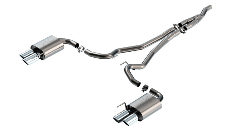 Borla 2024 Ford Mustang Ecoboost 2.3L Cat-Back Exhaust System ATAK w/ Quad Tip - Non-Active Borla