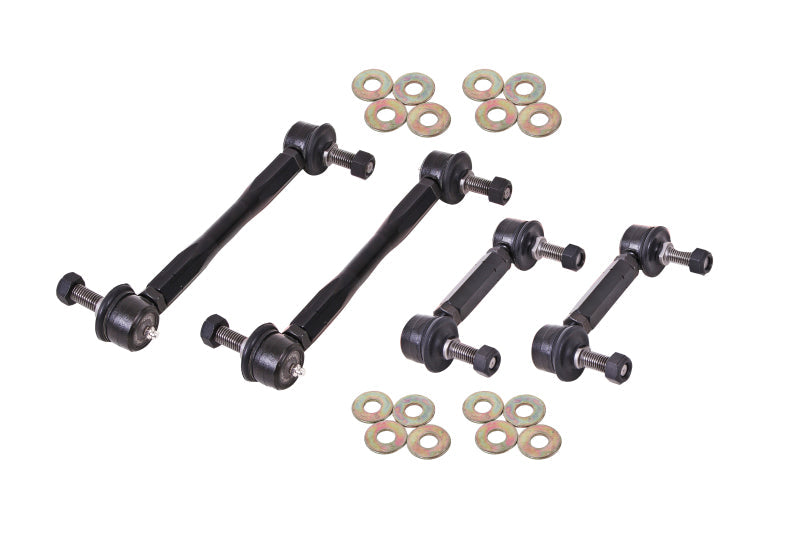 BMR 15-17 S550 Mustang Front and Rear Sway Bar End Link Kit - Black BMR Suspension
