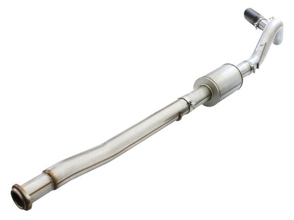 aFe Atlas Exhausts 4in Cat-Back Aluminized Steel Exhaust Sys 2015 Ford F-150 V6 3.5L (tt) Black Tip aFe