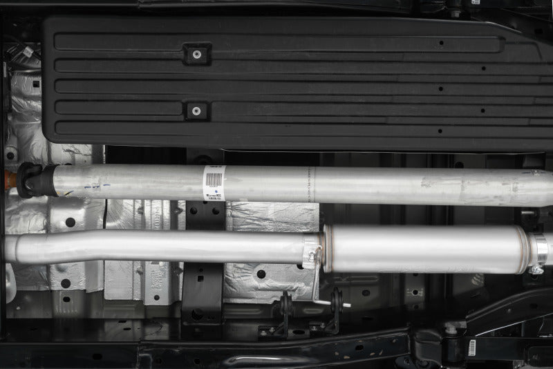 MBRP 2021+ Ford F150 2.7L/3.5L/5.0L 4in Aluminized Steel Cat-Back - RACE VERSION MBRP