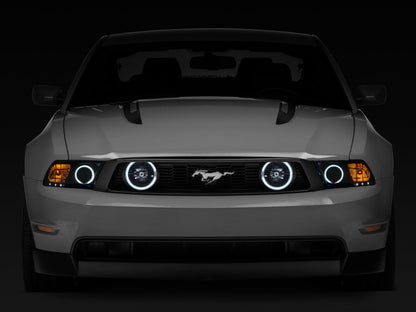 Raxiom 05-12 Ford Mustang GT LED Halo Fog Lights (Smoked) Raxiom