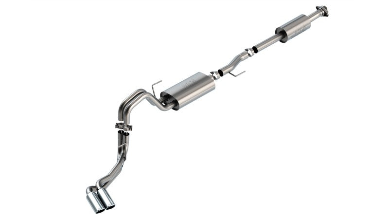 Borla F-150 2021 5.0L 4dr CC SB EC STB Lariat/KR/Platinum/LTD 3/2.25 DSE Cat-Back Touring CHR Tips Borla