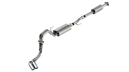 Borla F-150 2021 5.0L 4dr CC SB EC STB Lariat/KR/Platinum/LTD 3/2.25 DSE Cat-Back Touring CHR Tips Borla