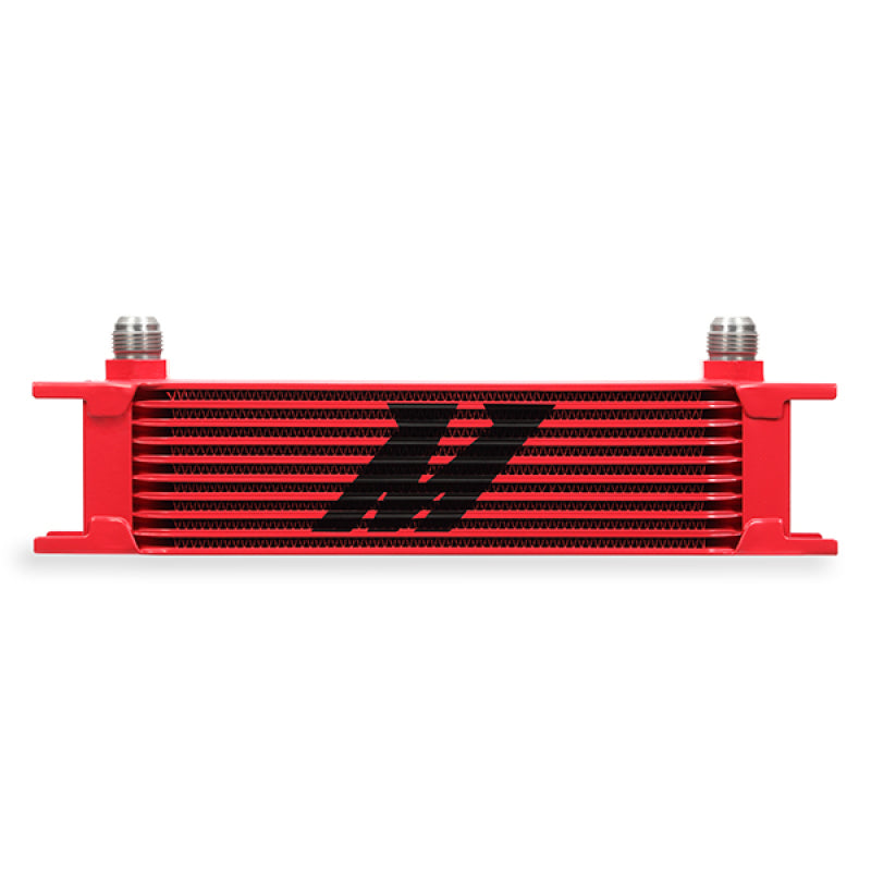 Mishimoto Universal 10 Row Oil Cooler - Red Mishimoto