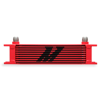 Mishimoto Universal 10 Row Oil Cooler - Red Mishimoto