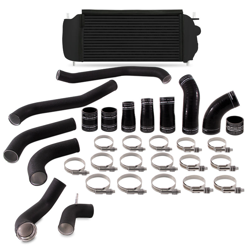 Mishimoto 2017+ Ford F150 3.5L EcoBoost Performance Intercooler Kit - Black Cooler Black Pipes Mishimoto