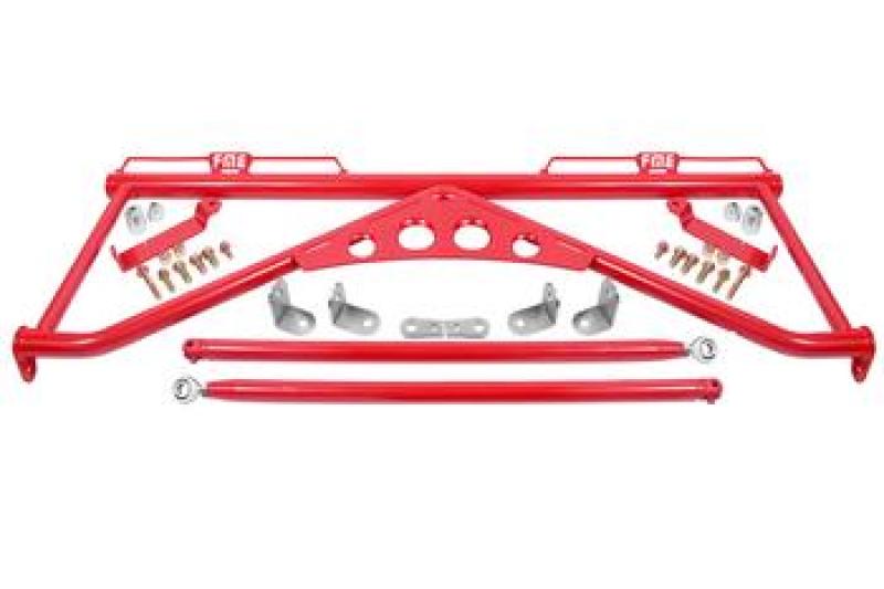 BMR 15-20 Ford Mustang Harness Bar - Red BMR Suspension