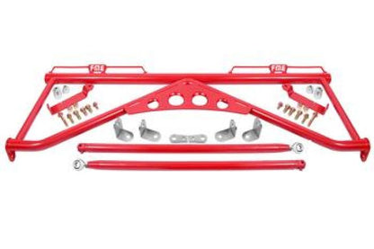 BMR 15-20 Ford Mustang Harness Bar - Red BMR Suspension