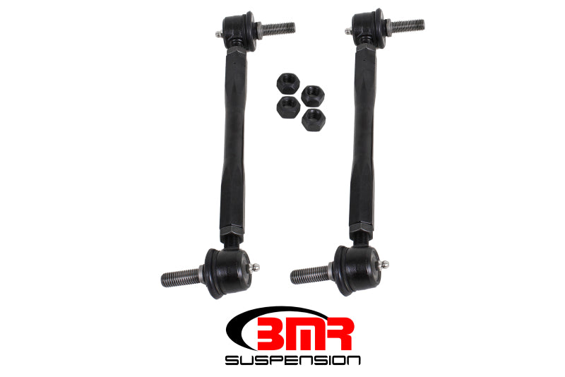 BMR 05-14 S197 Mustang Front Sway Bar End Link Kit - Black BMR Suspension