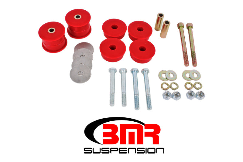 BMR 15-17 S550 Mustang Differential Bushing Kit (Polyurethane) - Red BMR Suspension