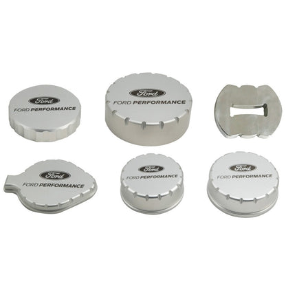 Ford Racing 15-25 Mustang 2.3L/5.0L Aluminum Machined Engine Cap Covers Ford Racing