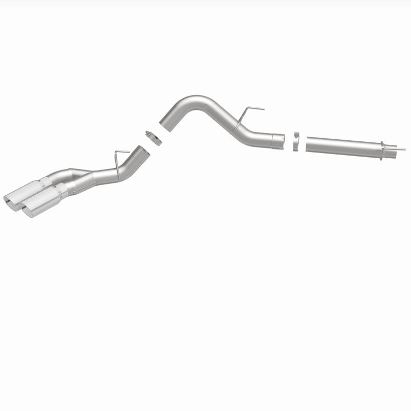 MagnaFlow CatBack 2018 Ford F-150 V6-3.0L Dual Exit Polished Stainless Exhaust - MF Series Magnaflow
