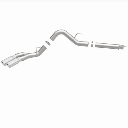 MagnaFlow CatBack 2018 Ford F-150 V6-3.0L Dual Exit Polished Stainless Exhaust - MF Series Magnaflow