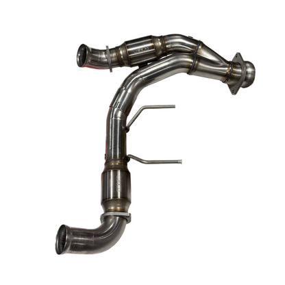 Kooks 21-23 Ford F150 Coyote V8 5.0L 1-7/8in SS Header w/ GREEN Catted Connection Pipe Kooks Headers