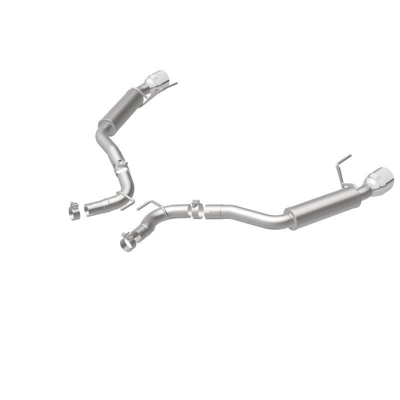 MagnaFlow Axle Back, SS, 2.5in, Competition, Dual Split Polish 4.5in Tip 2015 Ford Mustang Ecoboost Magnaflow