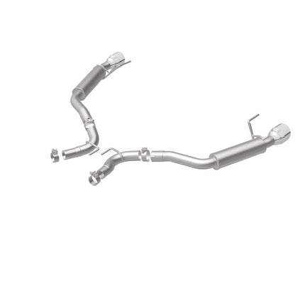 MagnaFlow Axle Back, SS, 2.5in, Competition, Dual Split Polish 4.5in Tip 2015 Ford Mustang Ecoboost Magnaflow