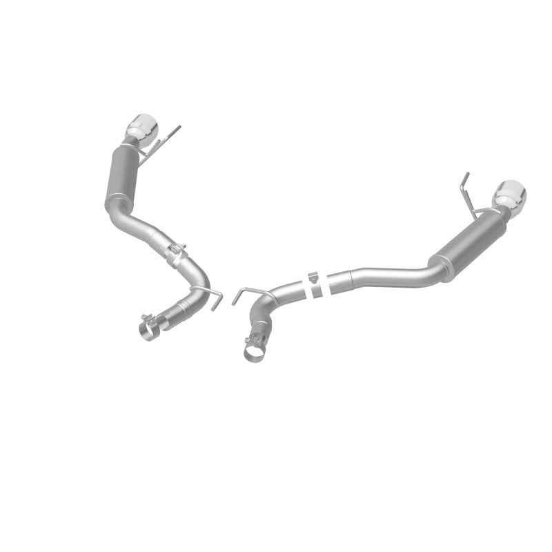 MagnaFlow Axle Back, SS, 2.5in, Competition, Dual Split Polish 4.5in Tip 2015 Ford Mustang Ecoboost Magnaflow