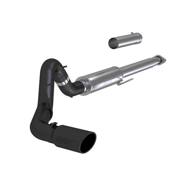 MBRP 2015 Ford F-150 2.7L / 3.5L EcoBoost 4in Cat Back Single Side Black Exhaust System MBRP