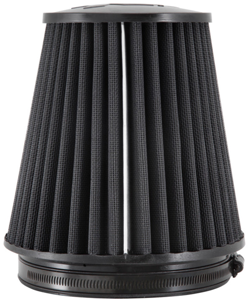 K&N Universal Rubber Filter Round Tapered 6in Flange ID x 7.5in Base OD x 5.25in Top OD x 8in Height K&N Engineering