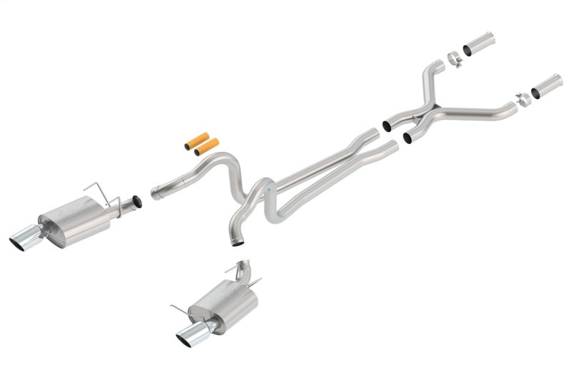 Borla 13-14 Mustang GT/Boss 302 5.0L V8 RWD Single Split Rear Exit ATAK Catback Exhaust Borla