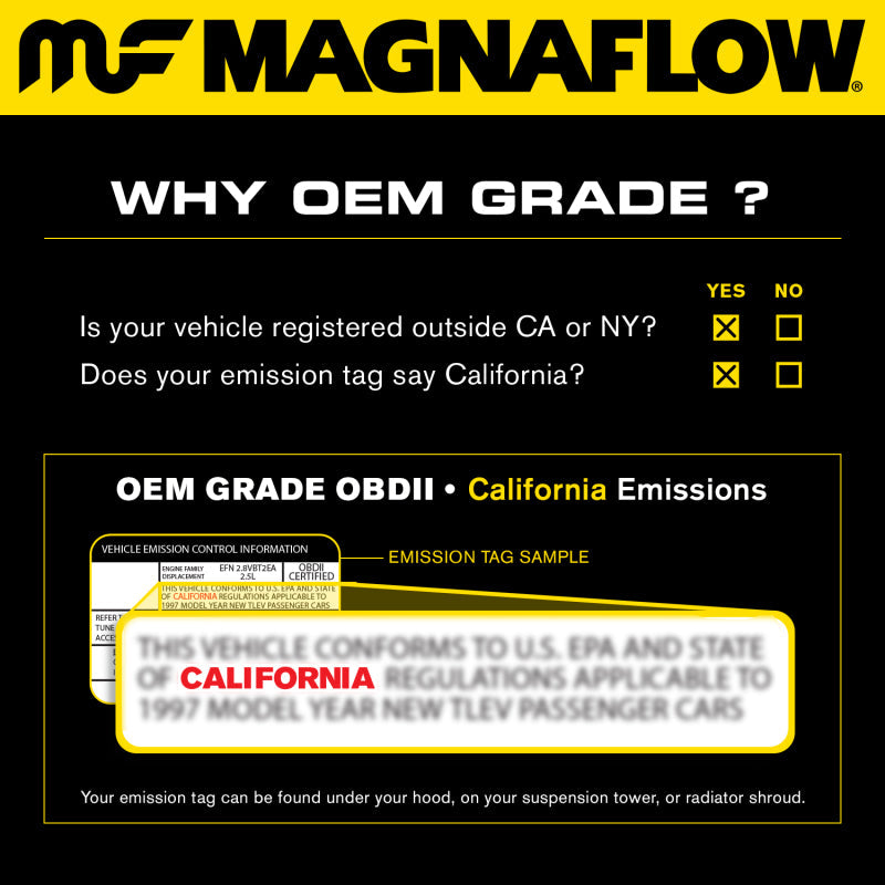MagnaFlow Left Side Converter Direct Fit 15-17 Ford F-150 5.0L Magnaflow