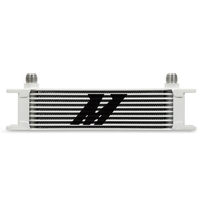 Mishimoto Universal 10 Row Oil Cooler - White Mishimoto