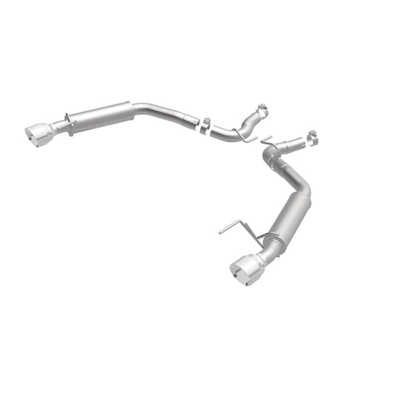 MagnaFlow Axle Back, SS, 2.5in, Competition, Dual Split Polish 4.5in Tip 2015 Ford Mustang Ecoboost Magnaflow