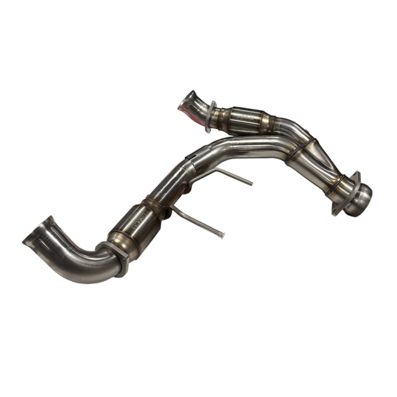 Kooks 21-23 Ford F150 Coyote V8 5.0L 1-7/8in SS Header w/ GREEN Catted Connection Pipe Kooks Headers