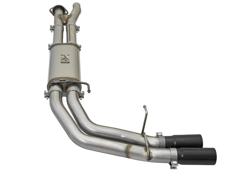 aFe POWER Rebel Series 3in 409 SS Cat Back Exhaust w/ Black Tips 17 Ford F-150 Raptor V6-3.5L aFe