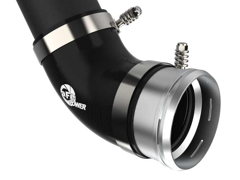 aFe BladeRunner 21-22 Ford F-150 Ecoboost V6-3.5L(tt) Aluminum Hot and Cold Charge Pipe Kit Black aFe