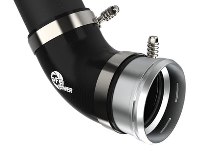 aFe BladeRunner 21-22 Ford F-150 Ecoboost V6-3.5L(tt) Aluminum Hot and Cold Charge Pipe Kit Black aFe