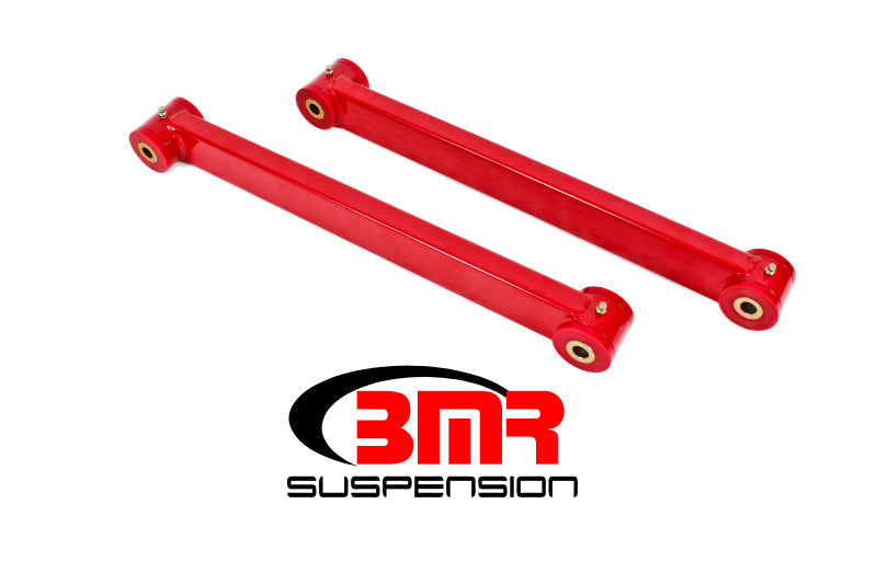 BMR 05-14 S197 Mustang Non-Adj. Boxed Lower Control Arms (Polyurethane) - Red BMR Suspension