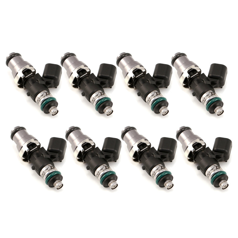 Injector Dynamics 1340cc Injectors - 48mm Length - 14mm Grey Top - 14mm Lower O-Ring (Set of 8) Injector Dynamics