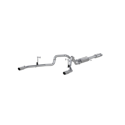 MBRP 2015 Ford F-150 5.0L 3in Cat Back Dual Split Rear Exit T409 Exhaust System MBRP