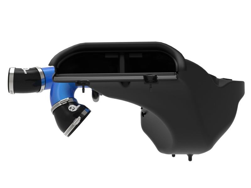 aFe 21-22 Ford F-150 Raptor V6-3.5L(tt) Momentum XP Cold Air Intake System Blue w/ Pro Dry S Filter aFe