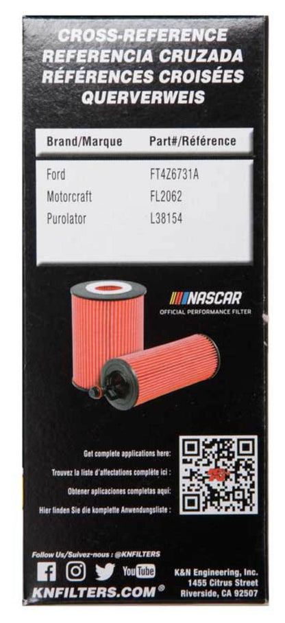 K&N Ford / Lincoln 1.938in OD x 5.5in H Oil Filter K&N Engineering