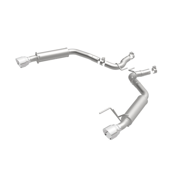 MagnaFlow Axle Back, SS, 2.5in, Competition, Dual Split Polish 4.5in Tip 2015 Ford Mustang Ecoboost Magnaflow