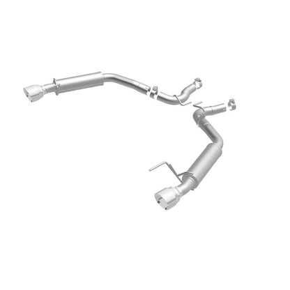 MagnaFlow Axle Back, SS, 2.5in, Competition, Dual Split Polish 4.5in Tip 2015 Ford Mustang Ecoboost Magnaflow