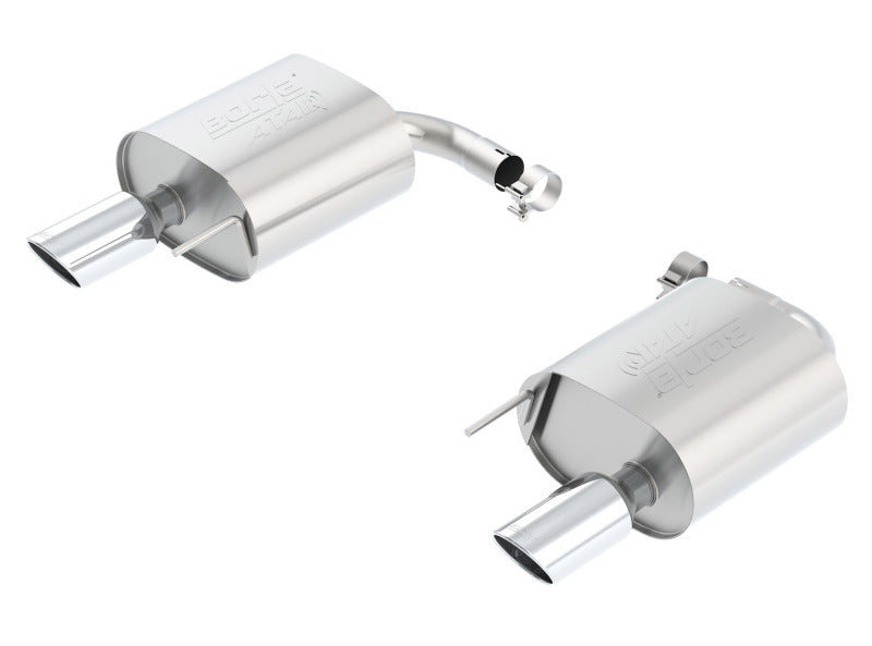 Borla Atak Rear Section 15-17 Ford Mustang 2.3L EcoBoost MT/AT 2.25in pipe 4in tip Borla