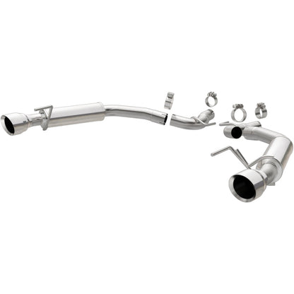 MagnaFlow Axle Back, SS, 2.5in, Competition, Dual Split Polish 4.5in Tip 2015 Ford Mustang Ecoboost Magnaflow