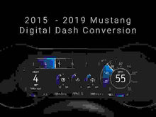 Load image into Gallery viewer, 2015 - 2020 Mustang Digital Dash Plug &#39;n Play Conversion Kit Hellhorse Performance