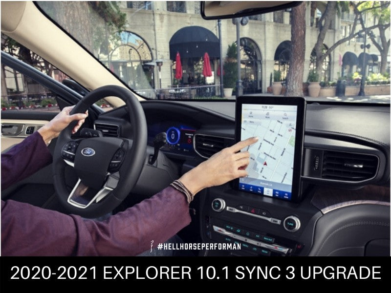 2020-2021 Ford Explorer 10.1 SYNC 3 LCD Upgrade Hellhorse Performance