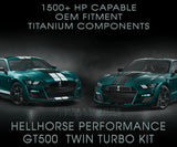 2020+ GT500 Hellhorse® Titanium Mid Mount Twin Turbo Kit - 1500+HP Rated